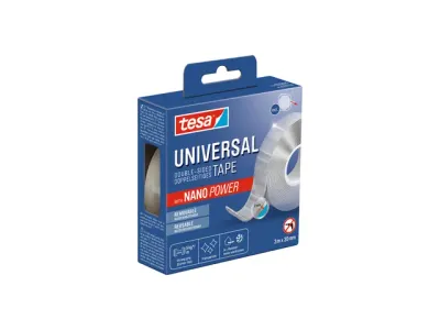 Tesa Plakband Nano Power dubbelzijdig 30mmx3m Tesa Plakband Nano Power dubbelzijdig 30mmx3m