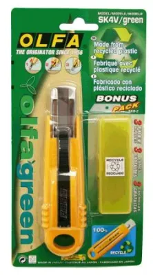 Veiligheidsmes 18mm SK-4 OLFA Green