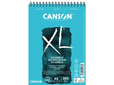 Canson | Aquarelpapier XL 20vel 300gr A5 wit Canson | Aquarelpapier XL 20vel 300gr A5 wit