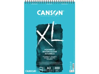 Canson | Aquarelblok XL A3 30 vel 300gr spiraal Canson | Aquarelblok XL A3 30 vel 300gr spiraal