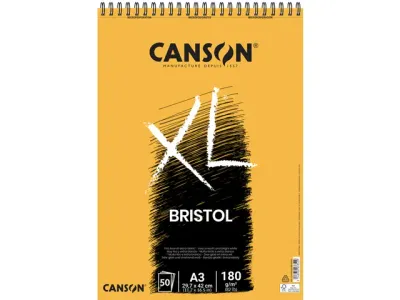 Canson | Bristolpapier XL Bristol 50vel 180gr A3 extra wit Canson | Bristolpapier XL Bristol 50vel 180gr A3 extra wit