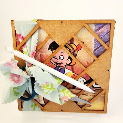 Knutselpakket vanaf 8 jaar | Origami doosjes plooien | Pinocchio Knutselpakket vanaf 8 jaar | Origami doosjes plooien | Pinocchio