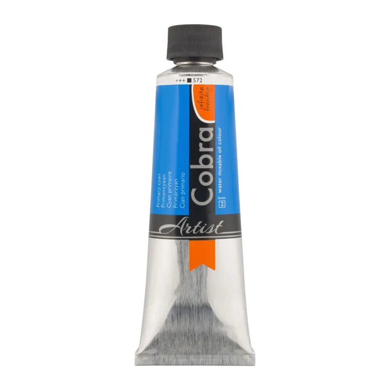 Cobra Artist | Watervermengbare Olieverf | Tube 150 ml Primair Cyaan