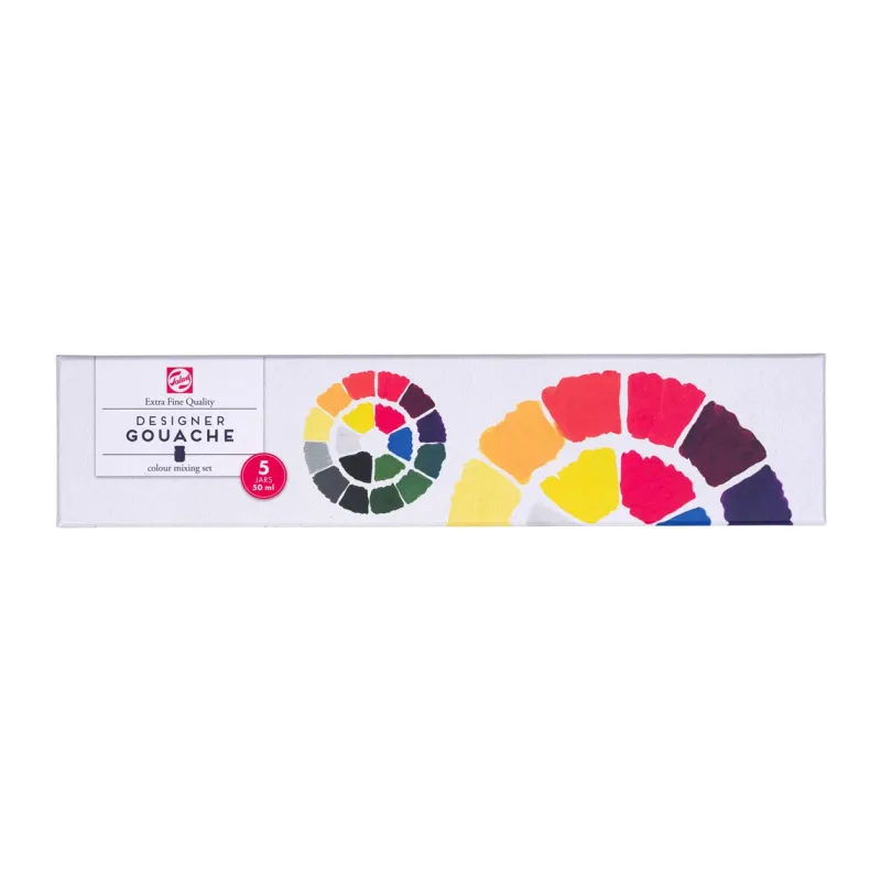 Gouache Extra Fijn set | 5 x 50 ml flacons