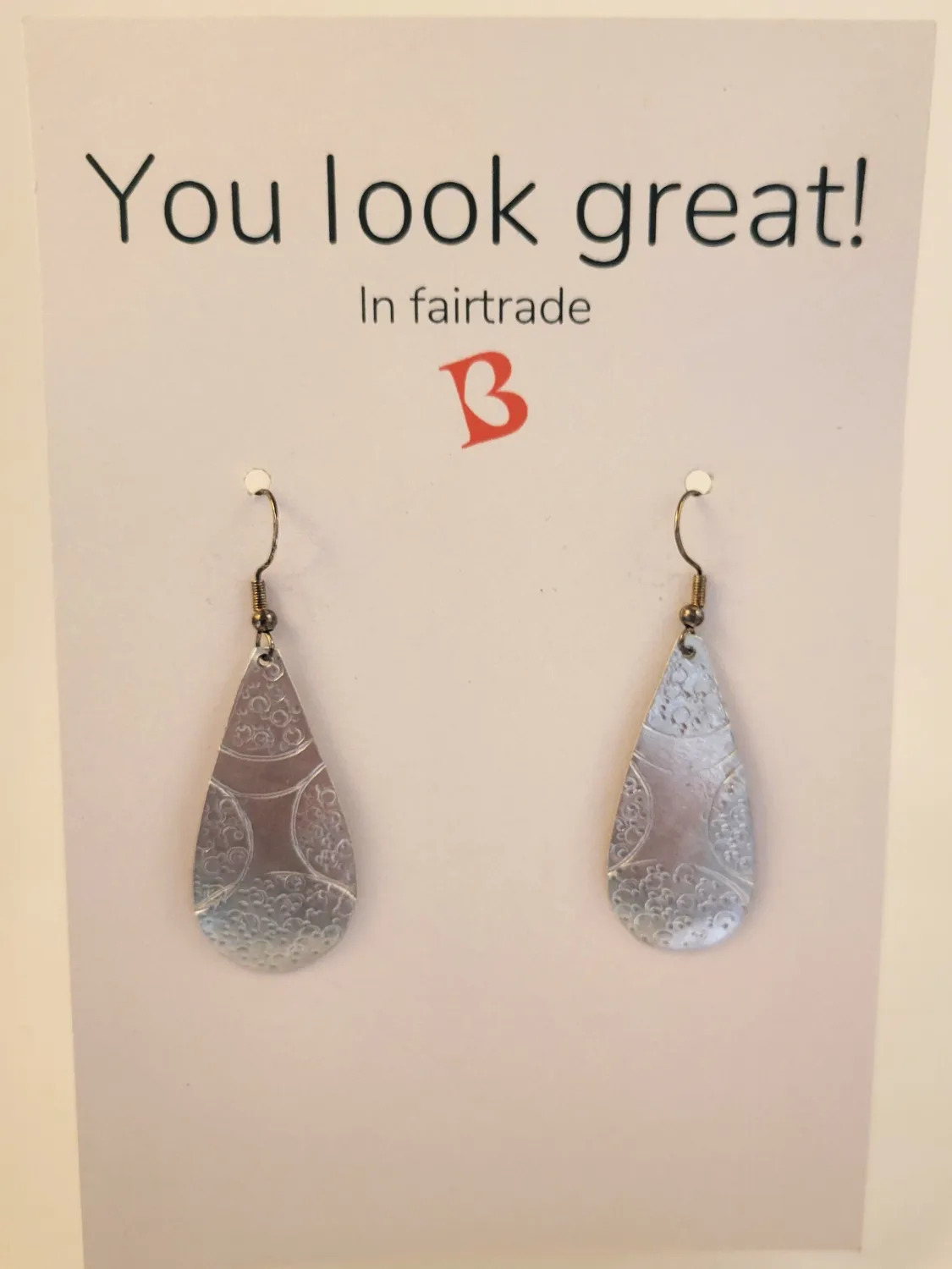 Oorbellen | KIBIBI | druppel | upcycled & fairtrade