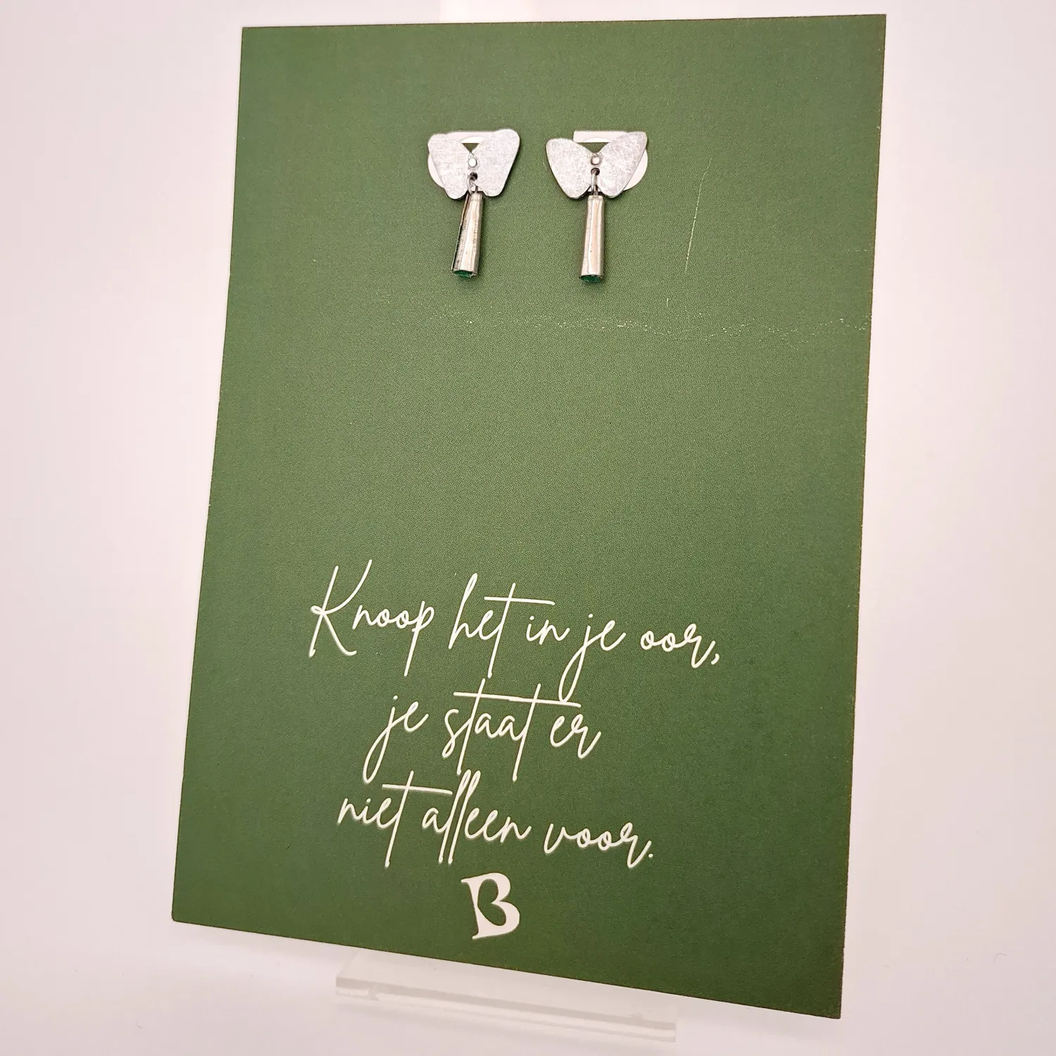 Oorbellen | KIBIBI | vlinder | upcycled & fairtrade Oorbellen | KIBIBI | vlinder | upcycled & fairtrade