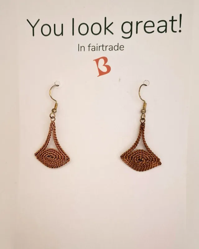 Oorbellen | KIBIBI | electrospoel | upcycled & fairtrade