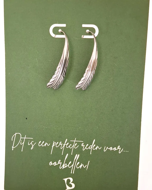 Oorbellen | KIBIBI | bestek | upcycled & fairtrade