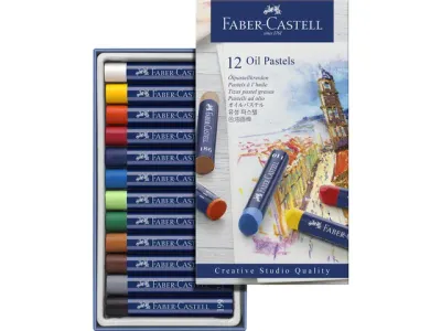 FABER CASTELL | Oliepastels Creative Studio etui a 12 stuks