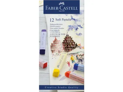 FABER CASTELL | Pastelkrijtjes etui à 12stuks