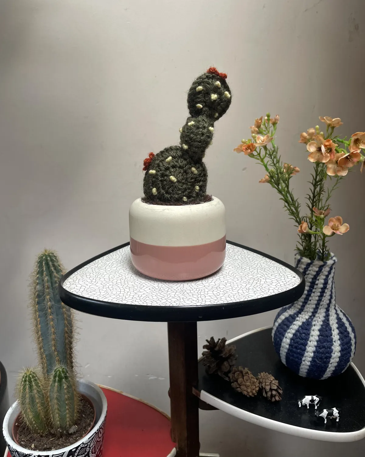 Ello gehaakte vijgcactus klein Ello gehaakte vijgcactus klein