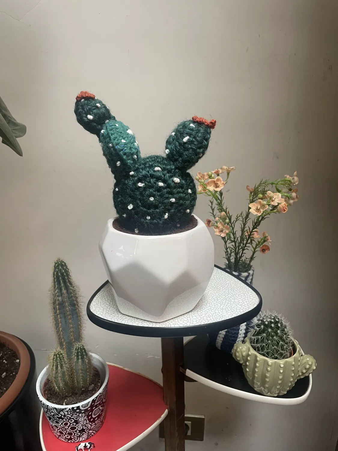 Ello gehaakte vijgcactus groot Ello gehaakte vijgcactus groot