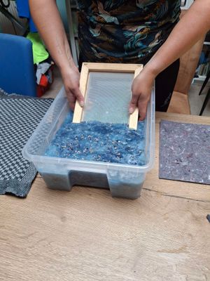 Workshop papier scheppen voor world recycling day 18/03/2026 Workshop papier scheppen voor world recycling day 18/03/2026