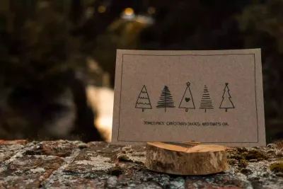 Sometimes christmas sucks, kerstkaartje Emma Nieke Sometimes christmas sucks, kerstkaartje Emma Nieke