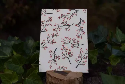 Hulst takjes, kerstkaartje Emma Nieke Hulst takjes, kerstkaartje Emma Nieke