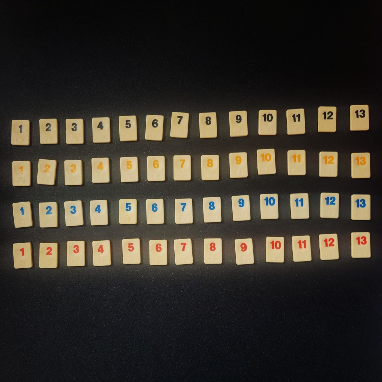Magneet rummikub cijfers Magneet rummikub cijfers