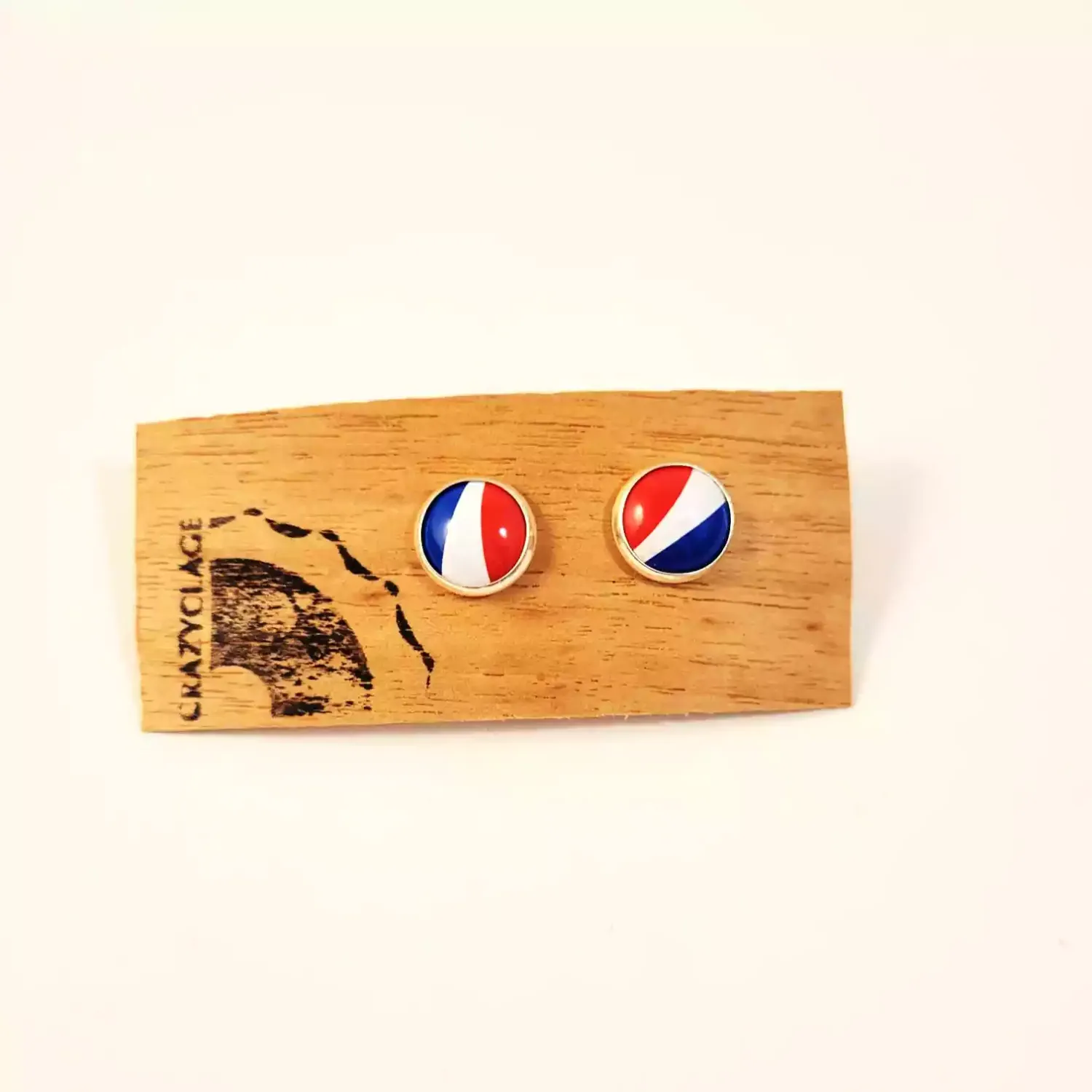 Crazyclage oorbellen PEPSI Crazyclage oorbellen PEPSI