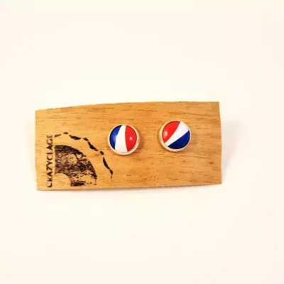 Crazyclage oorbellen PEPSI