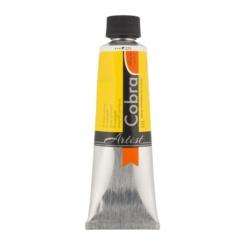 Cobra Artist Water Vermengbare Olieverf Tube 150 ml Primairgeel 275