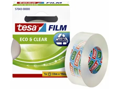 Tesa Plakband eco&clear 57043 | Tesafilm® ecoLogo® | 19mmx33m