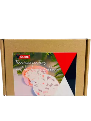 Knutselpakket | CREAKIT | terrazzo coasters