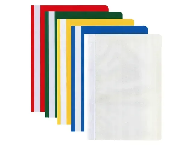Snelhechtermappen Kangaro 5 stuks primaire kleuren