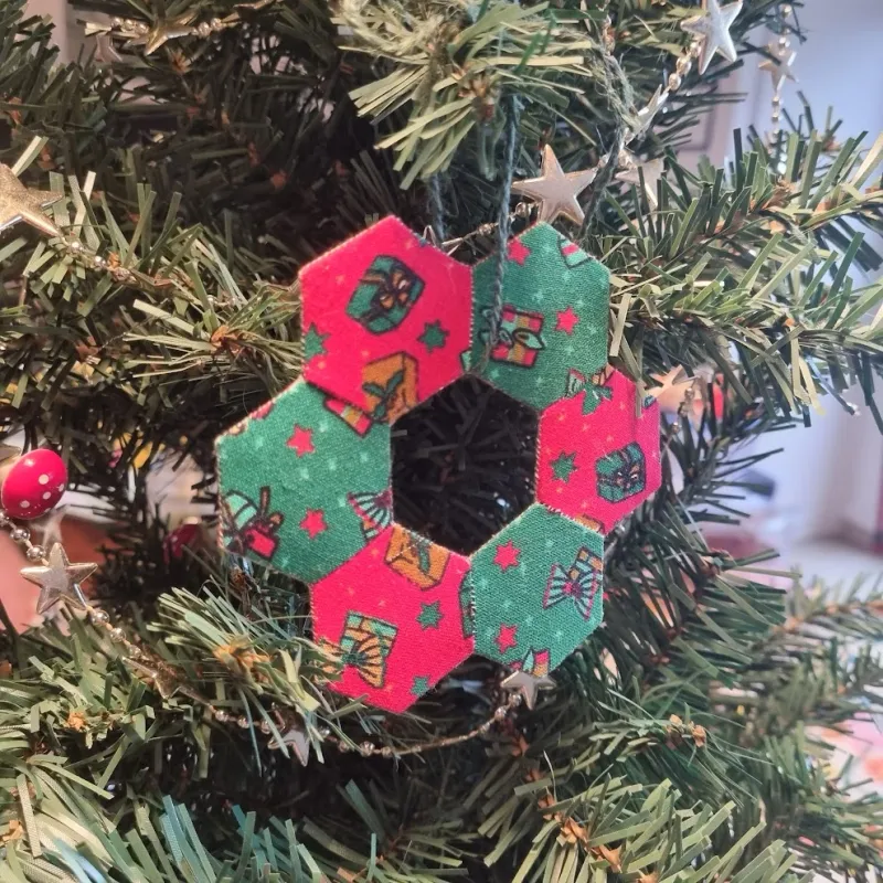 Workshop patchwork: kerstornament english paper piecing vr 11/12/2026