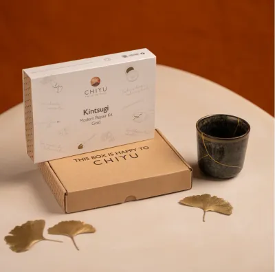 Chiyu Kintsugi kit 'modern repair set goud'