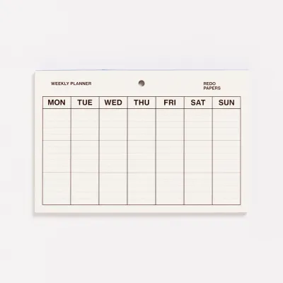 REDOPAPERS weekplanner