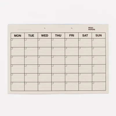REDOPAPERS maandplanner