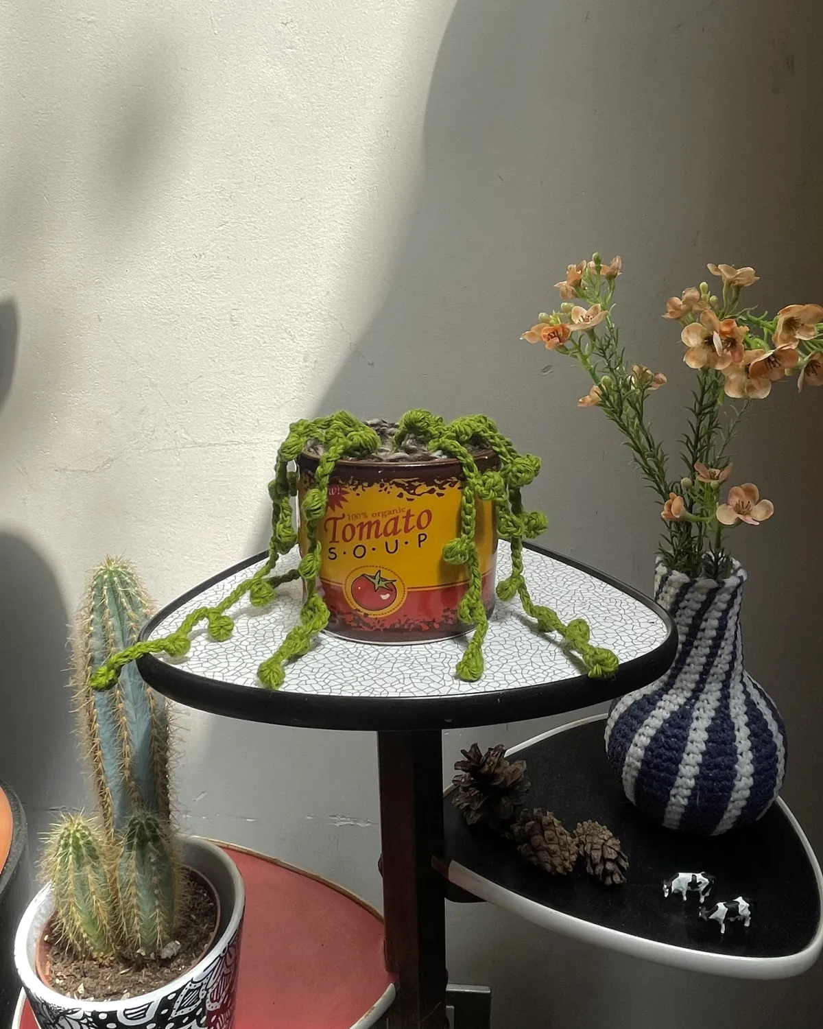 Ello gehaakte erwtenplant klein Ello gehaakte erwtenplant klein