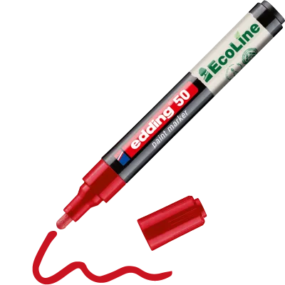 Paintmarker | Edding | 50 Ecoline  2-3 mm op waterbasis