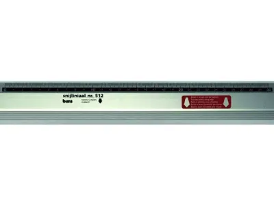 Snijliniaal 30 cm Rumold Bura 512 Antica aluminium