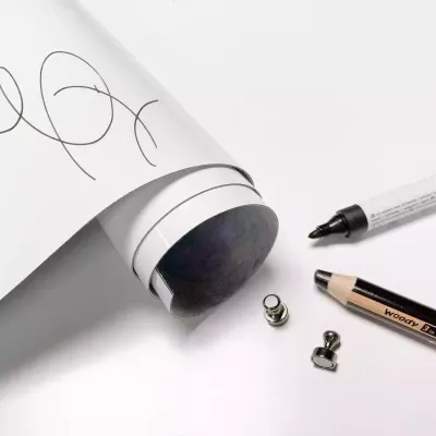 Groovy magnets magneetbehang wit whiteboard 2 RESTstukken 120 x 86 cm Groovy magnets magneetbehang wit whiteboard 2 RESTstukken 120 x 86 cm