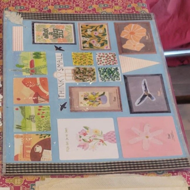 Verjaardagsfeest voor 9+: Collage placemat maken
