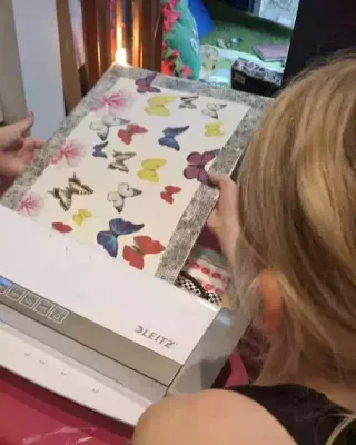 Verjaardagsfeest voor 9+: Collage placemat maken