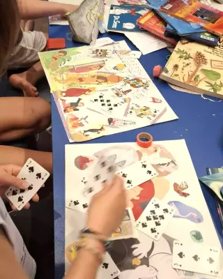 Verjaardagsfeest voor 9+: Collage placemat maken