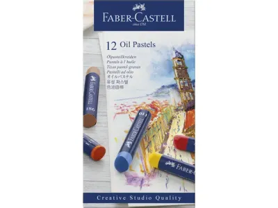 FABER CASTELL | Oliepastels Creative Studio etui a 12 stuks