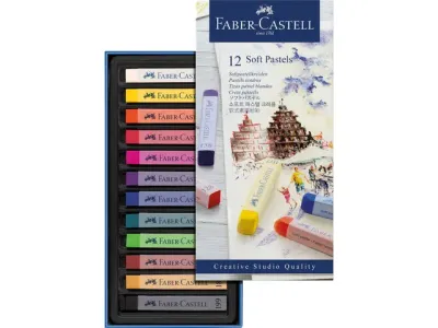 FABER CASTELL | Pastelkrijtjes etui à 12stuks