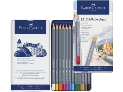 FABER CASTELL | aquarelpotloden 12 kleuren