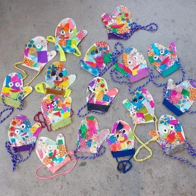 Verjaardagsfeest voor 4- tot 6-jarigen: Happy Handschoen Handtas