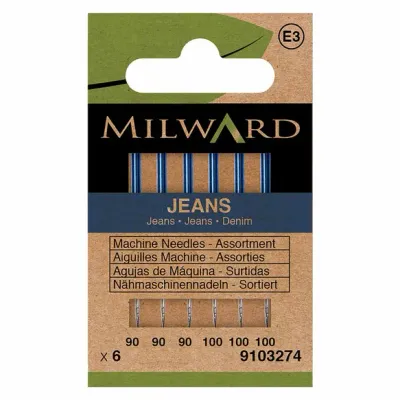 Milward Machinenaalden jeans ast 90-100 - 6st Milward Machinenaalden jeans ast 90-100 - 6st