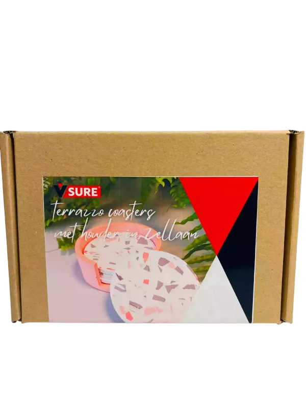 Knutselpakket | CREAKIT | terrazzo coasters