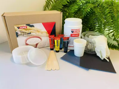 Knutselpakket | CREAKIT | terrazzo coasters