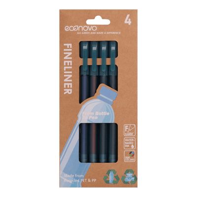 Econovo Set van 4 fineliners