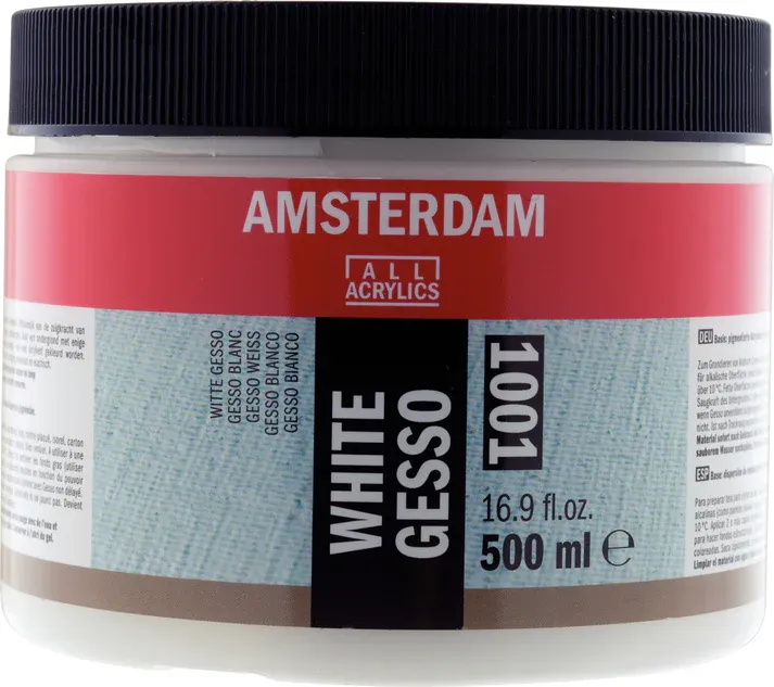 Amsterdam Wit gesso 1001 pot 500 ml