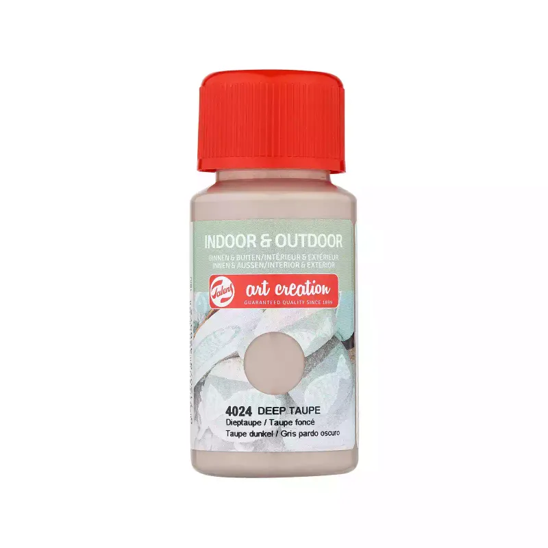 Indoor & outdoor deep taupe Talens art creation 50 ml