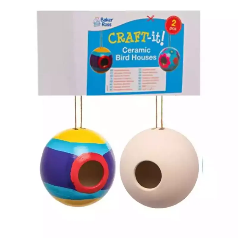 Baker Ross Craft it ceramic bird houses