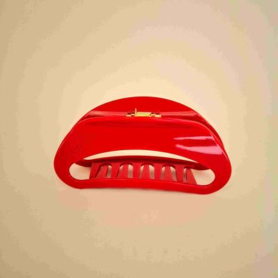 Haarspeld rood acetaat Haarspeld rood acetaat