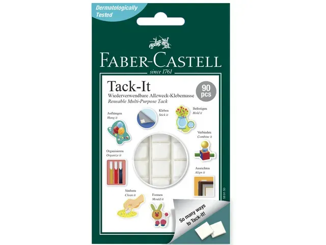 Faber Castell Tack-it kleefpad 90 stuks a 50g Faber Castell Tack-it kleefpad 90 stuks a 50g